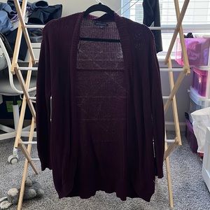 Maroon cardigan